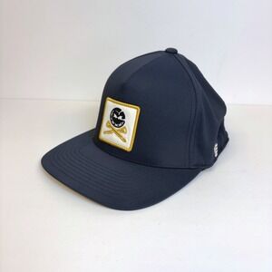 LIV Golf Crushers Bryson Dechambeau Snapback Patch Hat Navy Yupoong Flexfit Tech